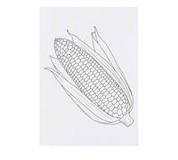 Azeeda 'Corn On The Cob' Temporary Tattoo - Water Resistant, Skin-Safe, Non-Toxic Transfer (TO00087047)