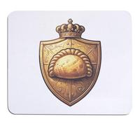 Azeeda 'Cornish Pasty Shield With Royal Crown' Mouse Mat/Desk Pad (MO00048545)