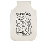 Azeeda 'Cosy Club' Hot Water Bottle Cover (HW00043303)