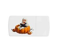 Azeeda 'Cosy Ghost Reading' Pill Box with Splitter (PI00046453)