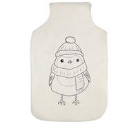 Azeeda 'Cosy Robin ' Hot Water Bottle Cover (HW00045017)