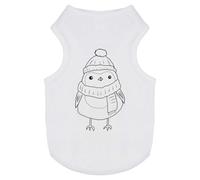 Azeeda 'Cosy Robin ' Pet Dog/Cat T-Shirt, M (PT00168338)