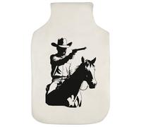 Azeeda 'Cowboy on Horse' Hot Water Bottle Cover (HW00042360)