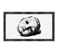 Azeeda 'Cracked Antique Doll Head ' Pet Feeding Mat (PM00035511)