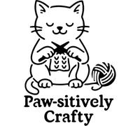 Azeeda 'Crafty Cat' Reusable Stencil - Durable Decorative Template for Painting and Spraying on Walls, Tiles, Wood, Fabric & Craft Projects - XL (A3) (WS00079807)