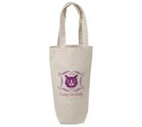 Azeeda 'Crazy Cat Lady Motif' Cotton Wine Bottle Gift/Travel Bag (BL00050352)