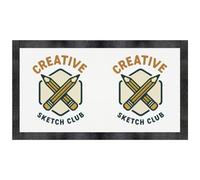 Azeeda 'Creative Sketch Club Artist Art Lover Design' Pet Feeding Mat (PM00032535)