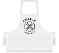 Azeeda 'Creative Sketch Club Artist Drawing Hobby Des' Unisex Cooking Apron (AP00085759)