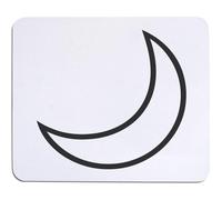 Azeeda 'Crescent Moon Line Art' Mouse Mat/Desk Pad (MO00046989)