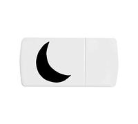 Azeeda 'Crescent Moon' Pill Box with Tablet Splitter (PI00002172)