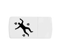 Azeeda 'Crime Scene Diagram' Pill Box with Splitter (PI00044714)