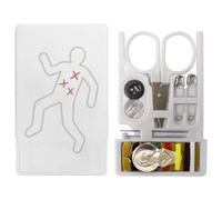Azeeda 'Crime Scene Outline' Mini Travel Sewing Kit (SE00042472)