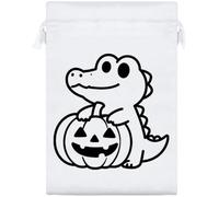 Azeeda 'Crocodile Carving Pumpkin' Satin Gift Bag - 25cm (SB00165367)