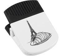 Azeeda 'Croissant & Eiffel Tower' Magnetic Clip (CP00054267)