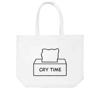 Azeeda 'Cry Time Tissue Box' Tote Shopping Bag For Life (BG00086820)