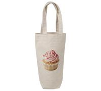Azeeda 'Cupcake with Sprinkles' Cotton Wine Bottle Gift/Travel Bag (BL00048146)