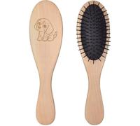 Azeeda 'Curious Beagle' Wooden Hairbrush (HA00065134)