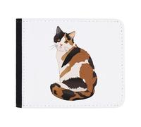 Azeeda 'Curious Calico Cat' Wallet (WL00027321)