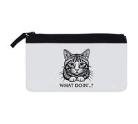 Azeeda 'Curious Cat' Pencil Case (PC00065288)