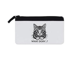 Azeeda 'Curious Cat' Pencil Case (PC00065288)