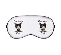 Azeeda 'Curious Cat' Sleep/Travel Eye Mask (EY00032954)