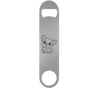 Azeeda 'Curious French Bulldog' Bar Blade Bottle Opener (BR00025507)