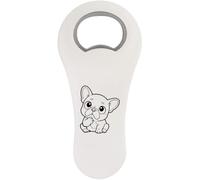 Azeeda 'Curious French Bulldog' Bottle Opener Fridge Magnet (BO00108018)