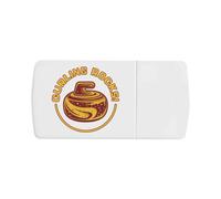 Azeeda 'Curling Rocks' Pill Box with Tablet Splitter (PI00038042)