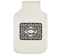 Azeeda 'Custard Cream Biscuit' Hot Water Bottle Cover (HW00049421)