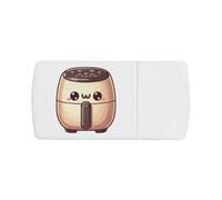 Azeeda 'Cute Air Fryer' Pill Box with Tablet Splitter (PI00045364)