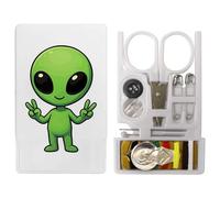 Azeeda 'Cute Alien' Mini Travel Sewing Kit (SE00042169)