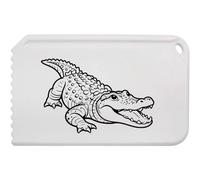 Azeeda 'Cute Alligator Line Art' Plastic Ice Scraper (IC00048487)