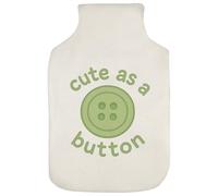Azeeda 'Cute as a Button' Hot Water Bottle Cover (HW00045171)