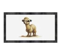 Azeeda 'Cute Baby Camel Watercolor Illustration ' Pet Feeding Mat (PM00029272)