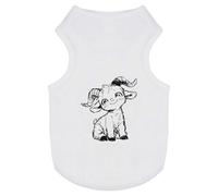 Azeeda 'Cute Baby Goat Sitting' Pet Dog/Cat T-Shirt, L (PT00152895)