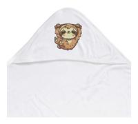 Azeeda 'Cute Baby Sloth' Baby Hooded Towel (HT00035837)