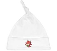 Azeeda 'Cute Baby Welsh Dragon' Baby Beanie Hat (BH00037768) White