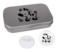 Azeeda 'Cute Baby Zebra Standing with Plant' Golf Markers Gift Set (GO00081074)