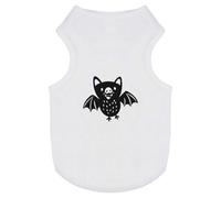 Azeeda 'Cute Bat Flying' Pet Dog/Cat T-Shirt, M (PT00152522)