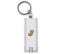 Azeeda 'Cute Cartoon Worm' LED Torch Keyring - Compact Pocket Flashlight with Keychain - Handy Mini Light for Bags and Keys (KT00046486)