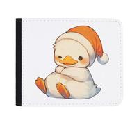 Azeeda 'Cute Christmas Chubby Duck Sitting' Wallet (WL00034714)