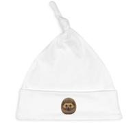 Azeeda 'Cute Curled-Up Hedgehog with Spikes' Baby Beanie Hat (BH00037373) White