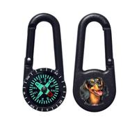 Azeeda 'Cute Dachshund' Compass Keyring (KC00043279)