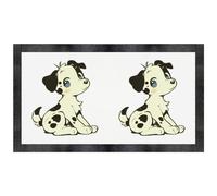 Azeeda 'Cute Dalmatian Puppy Sitting' Pet Feeding Mat (PM00033206)