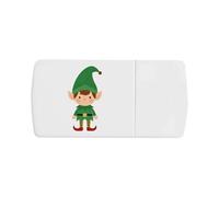 Azeeda 'Cute Elf' Pill Box with Tablet Splitter (PI00040512)