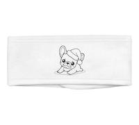 Azeeda 'Cute French Bulldog Puppy Wearing Santa Hat' Beauty Head Band/Hair Band (HB00043207)