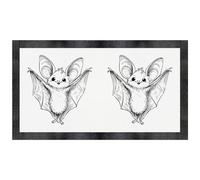 Azeeda 'Cute Friendly Bat' Pet Feeding Mat (PM00031705)