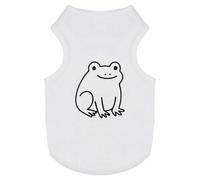 Azeeda 'Cute Frog' Pet Dog/Cat T-Shirt, S (PT00154285)