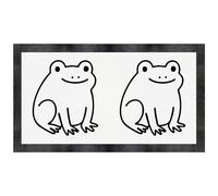 Azeeda 'Cute Frog' Pet Feeding Mat (PM00029868)
