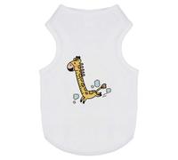 Azeeda 'Cute Giraffe Cartoon' Pet Dog/Cat T-Shirt, M (PT00177410)